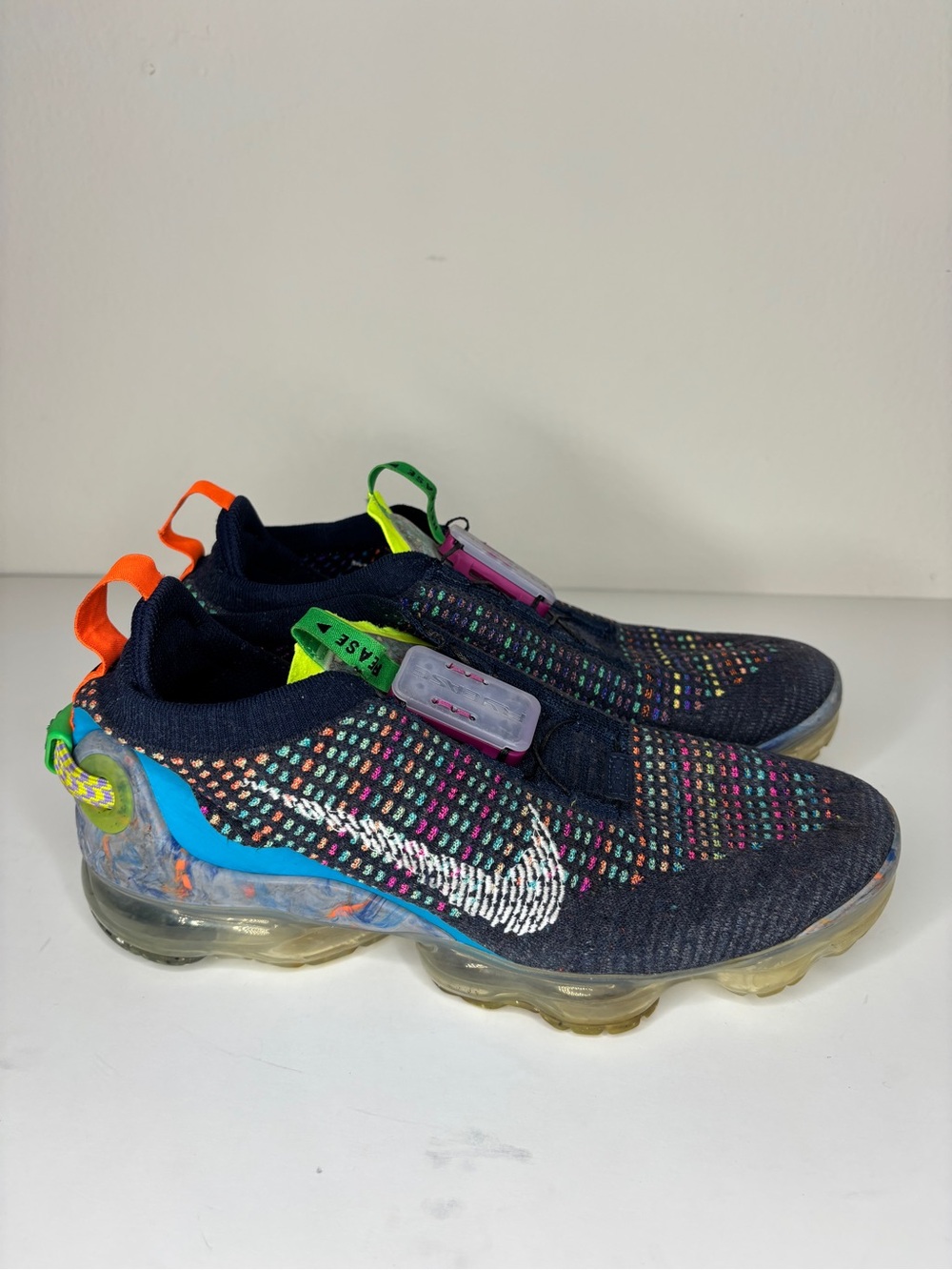 Nike Air VaporMax 2020 Flyknit Blue Multicolor Shoes CJ6740-400 Men’s 40 US 7